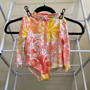 Rash guard toddler girl bathing suit 18m